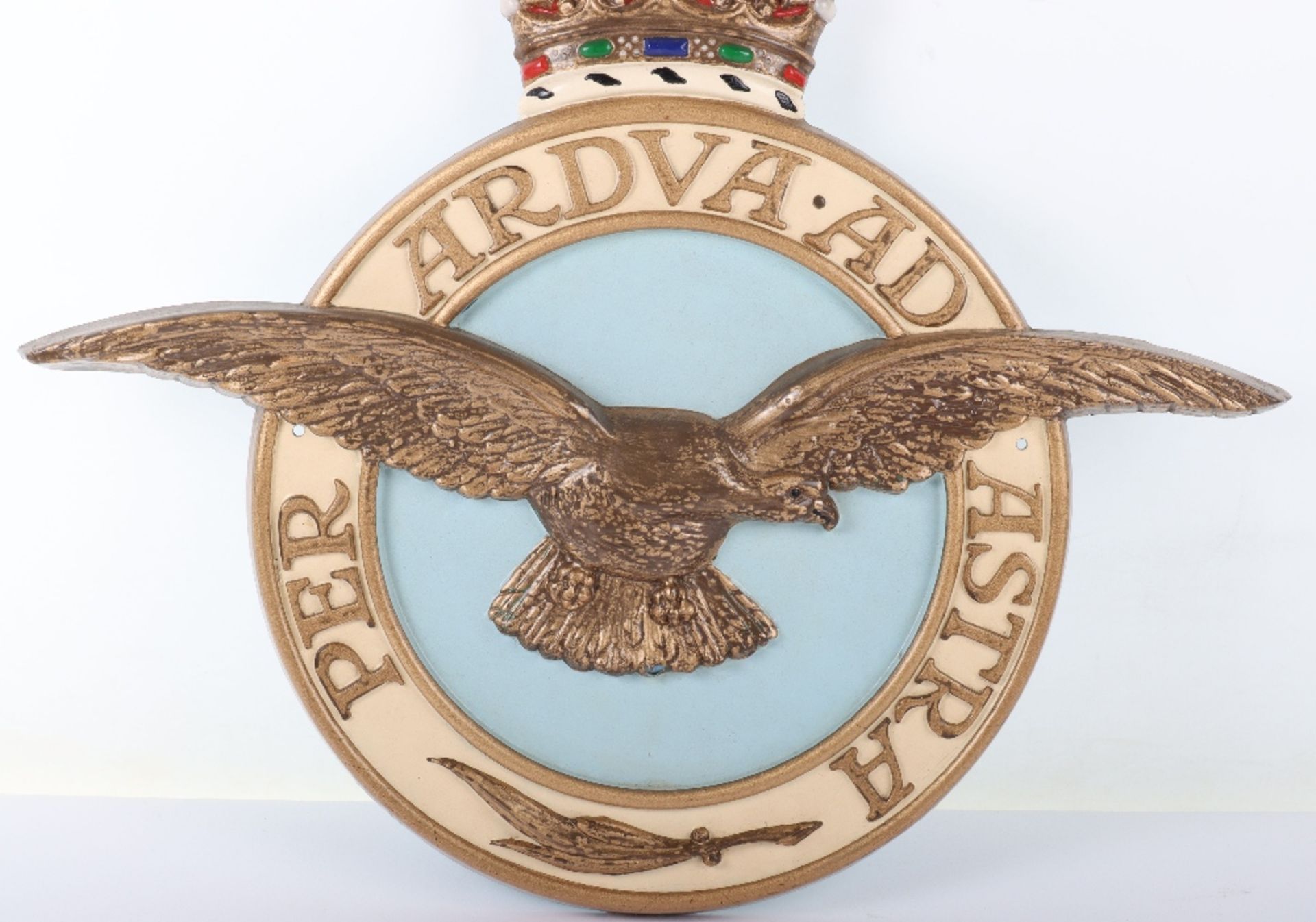 Large Fibreglass Emblem of the Royal Air Force by Glasdon Fibresign - Image 3 of 5