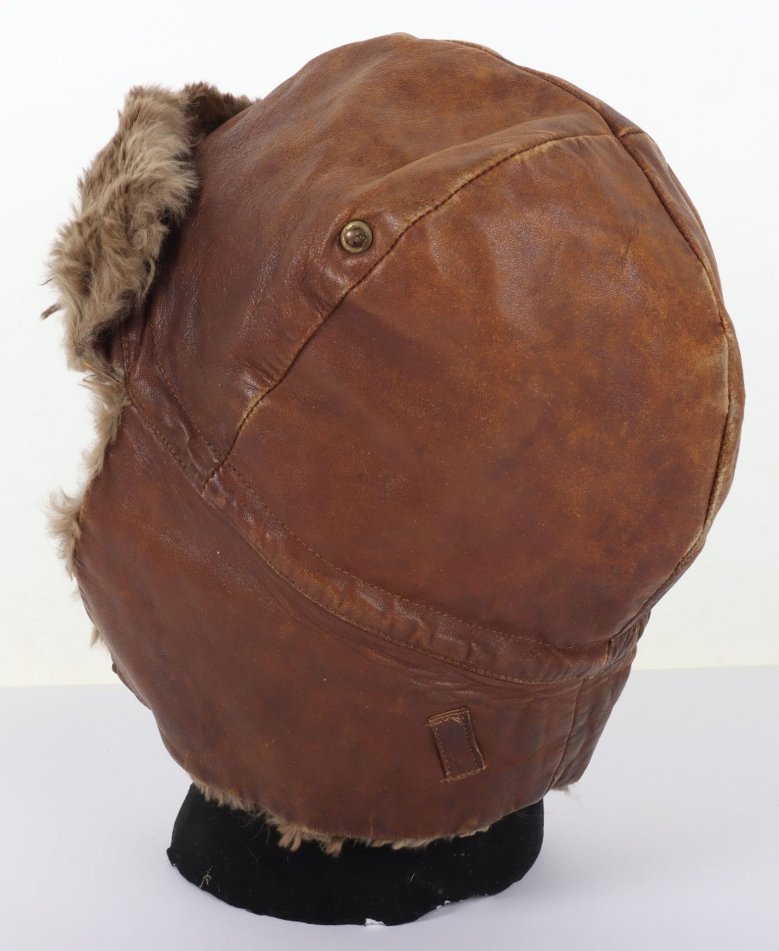 Great War Style Leather Flying Helmet by Ledux - Image 3 of 9