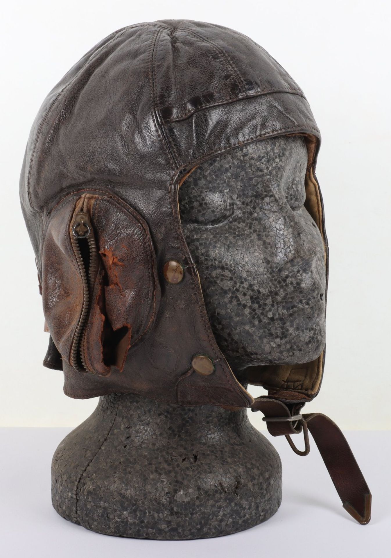 WW2 Royal Air Force 1939 Dated B-Type Flying Helmet - Image 2 of 10