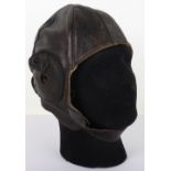 Pre-WW2 D Lewis Pattern Leather Flying Helmet