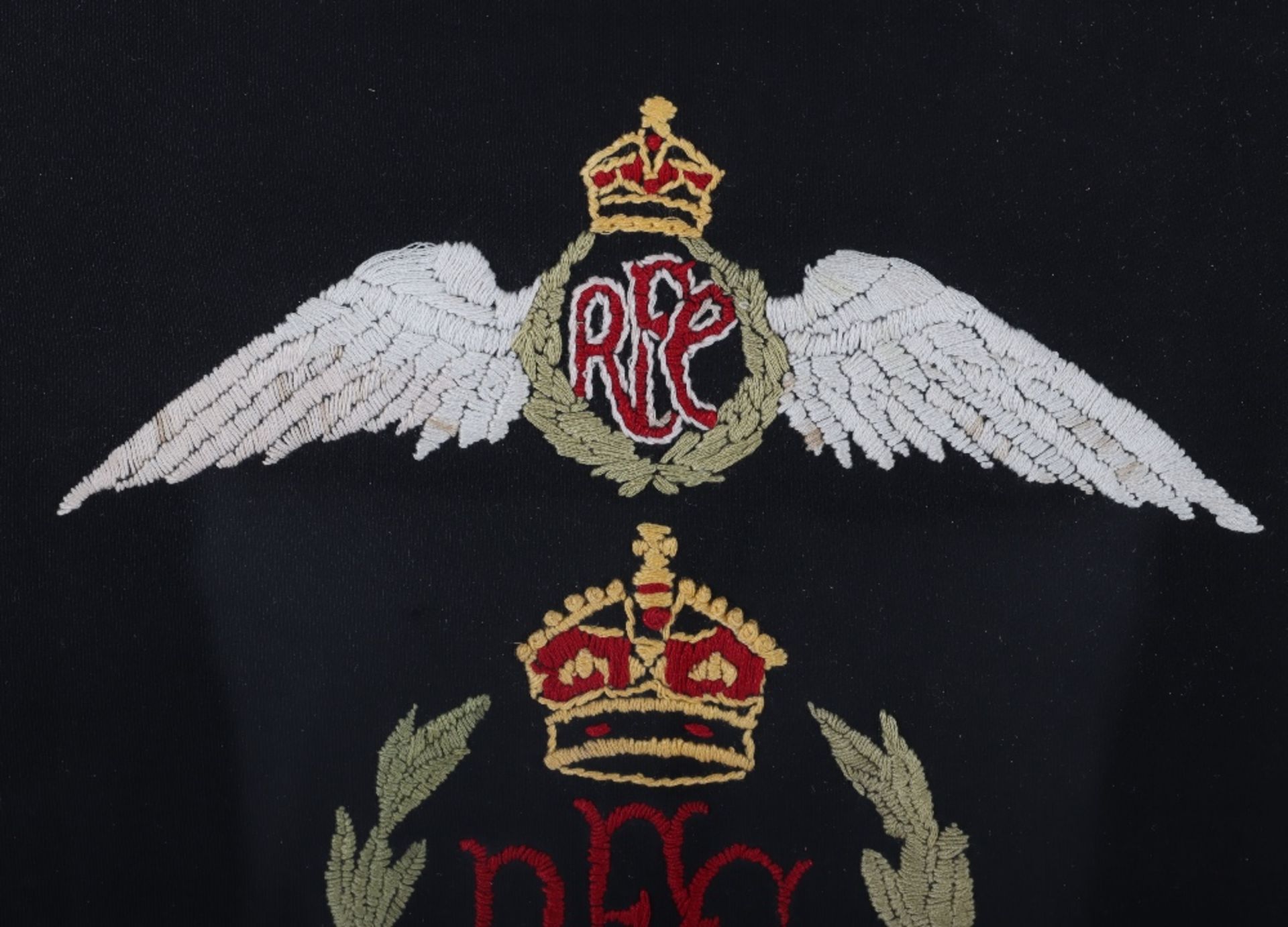 Framed Royal Flying Corps Embroidered Tapestry - Image 2 of 3