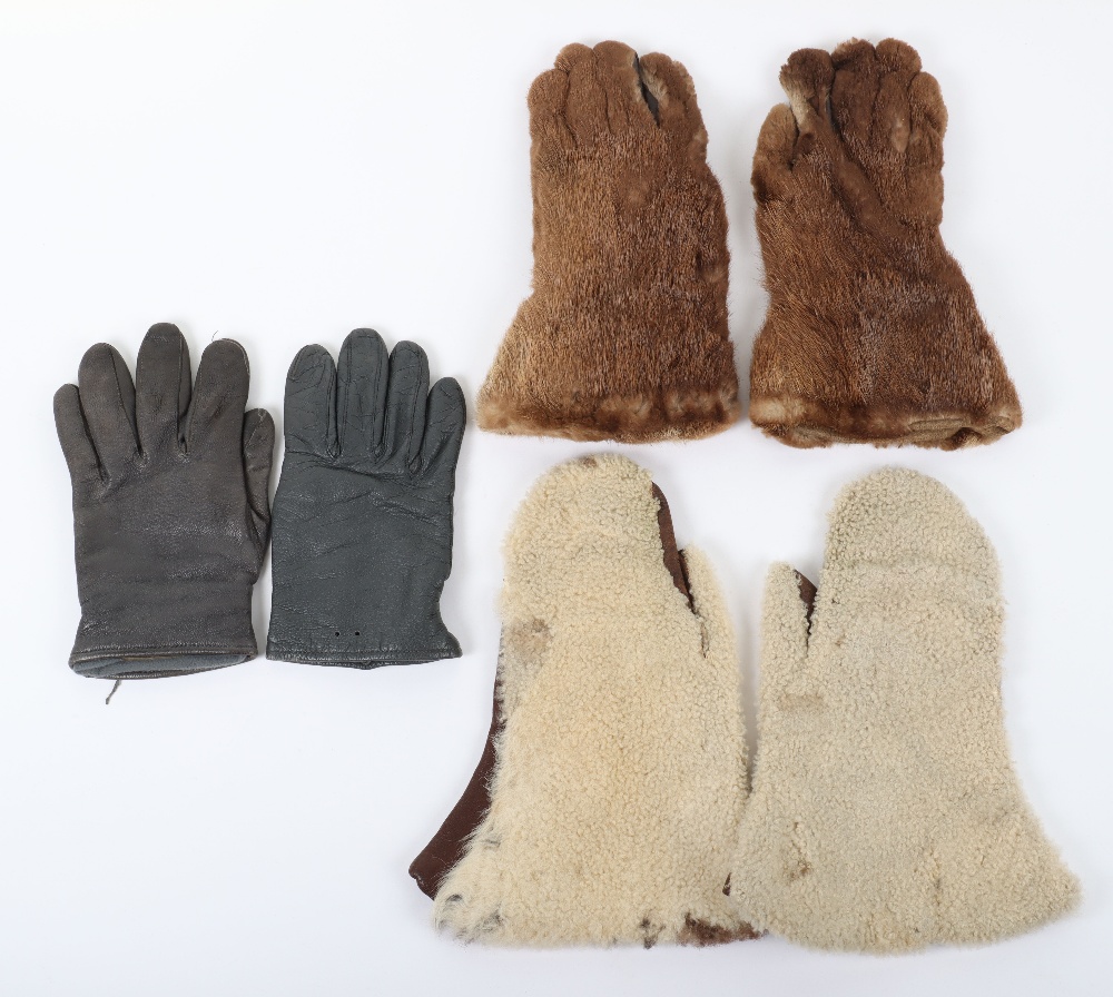 Pair of Vintage Fur Gloves