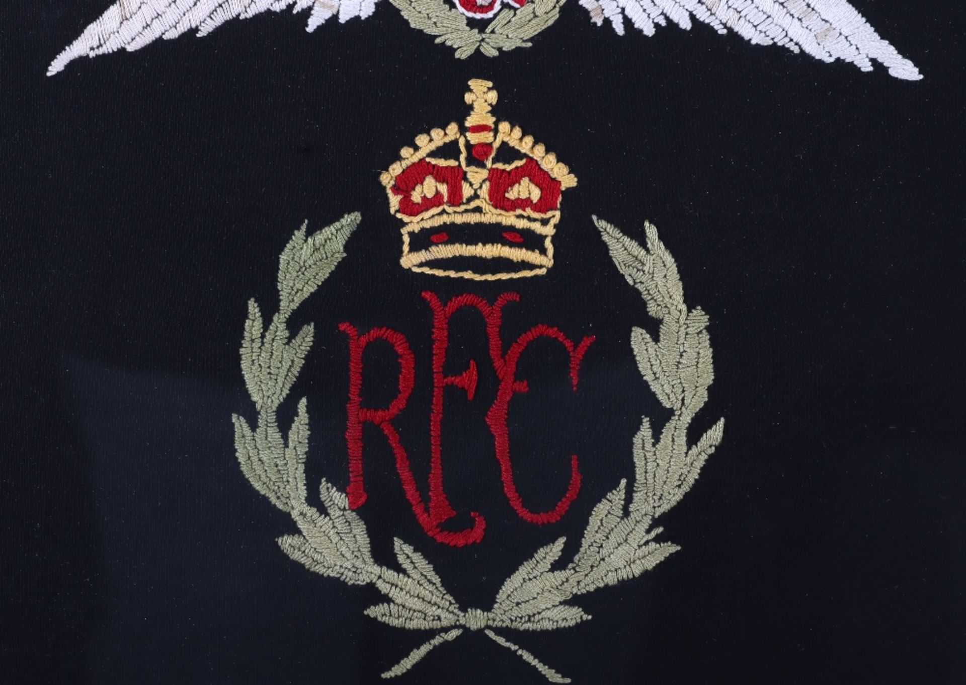 Framed Royal Flying Corps Embroidered Tapestry - Image 3 of 3