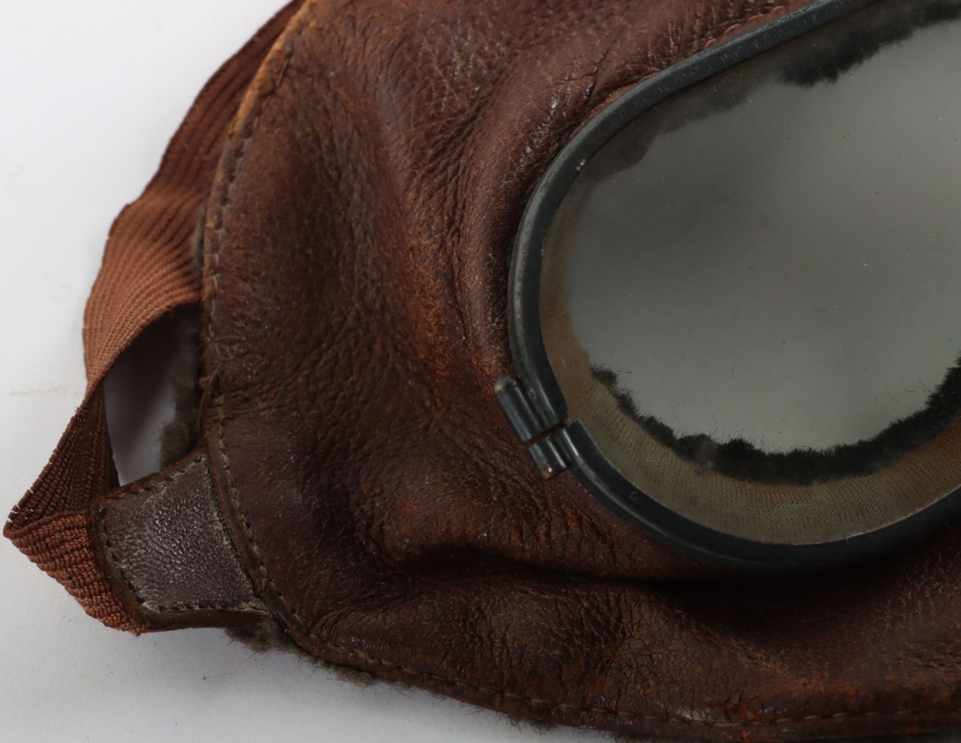 WW1 Period Royal Flying Corps MkII Pattern Flying Goggles - Image 3 of 5