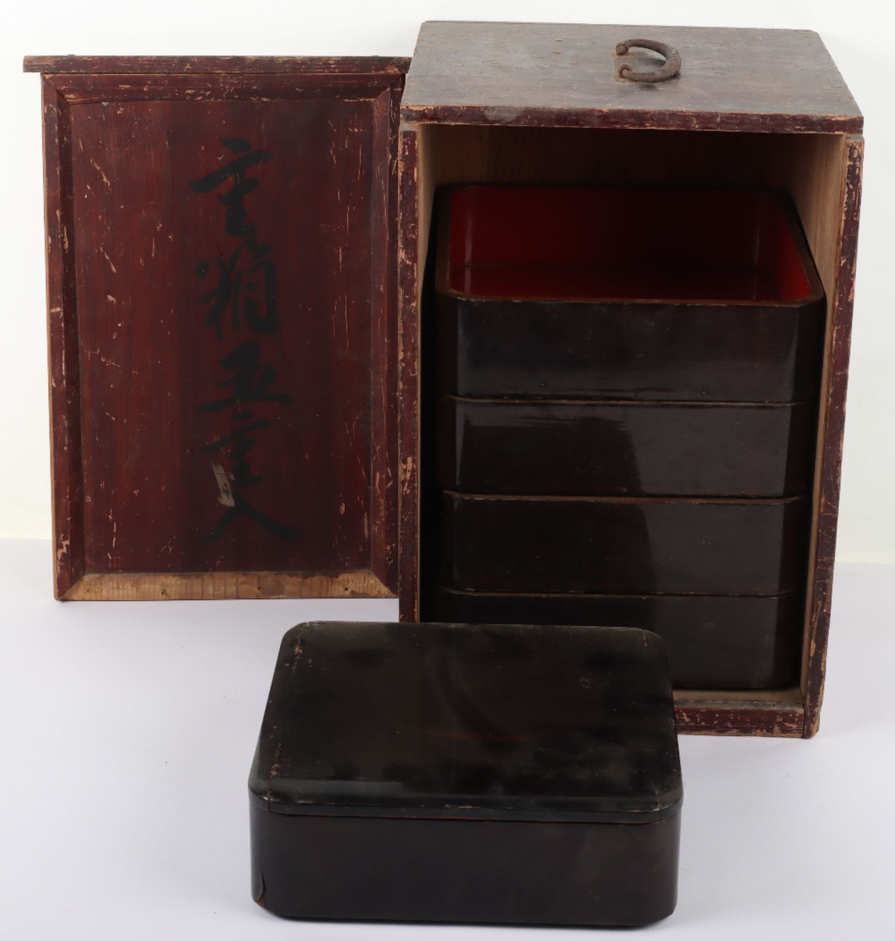 A Japanese Kodansu lacquer cabinet - Image 3 of 6