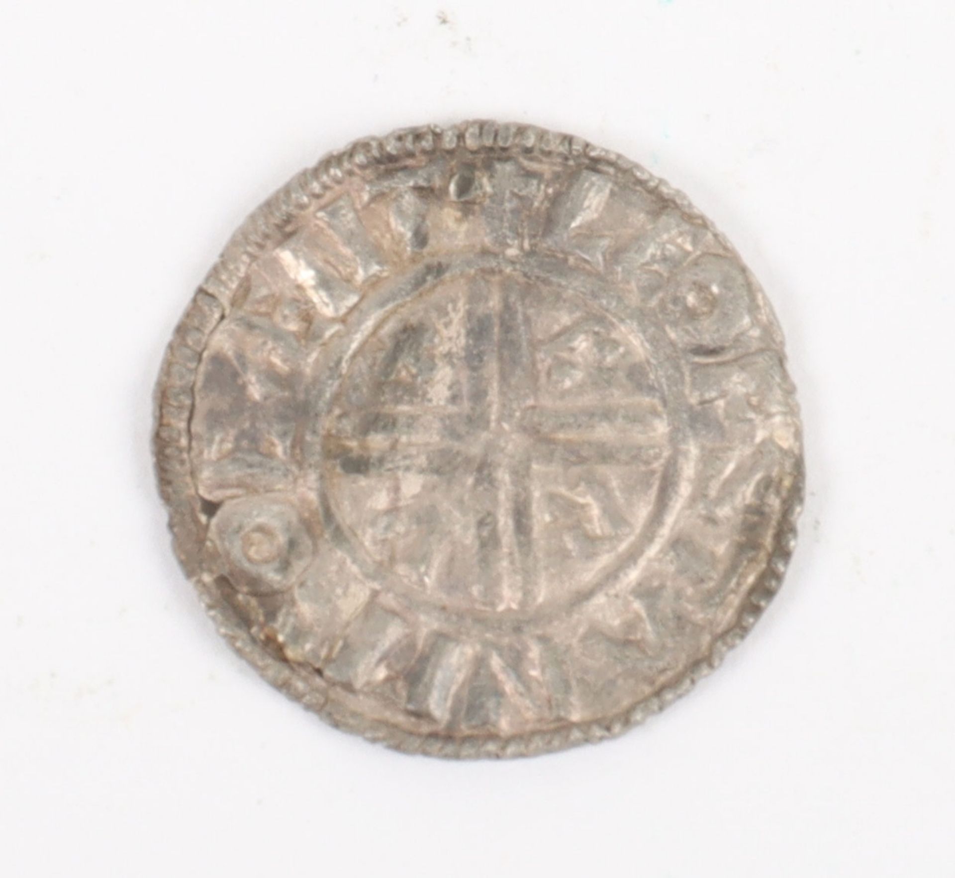 Aethelred II (978-1016), penny, crux type C.R.V.X in angles - Image 2 of 2