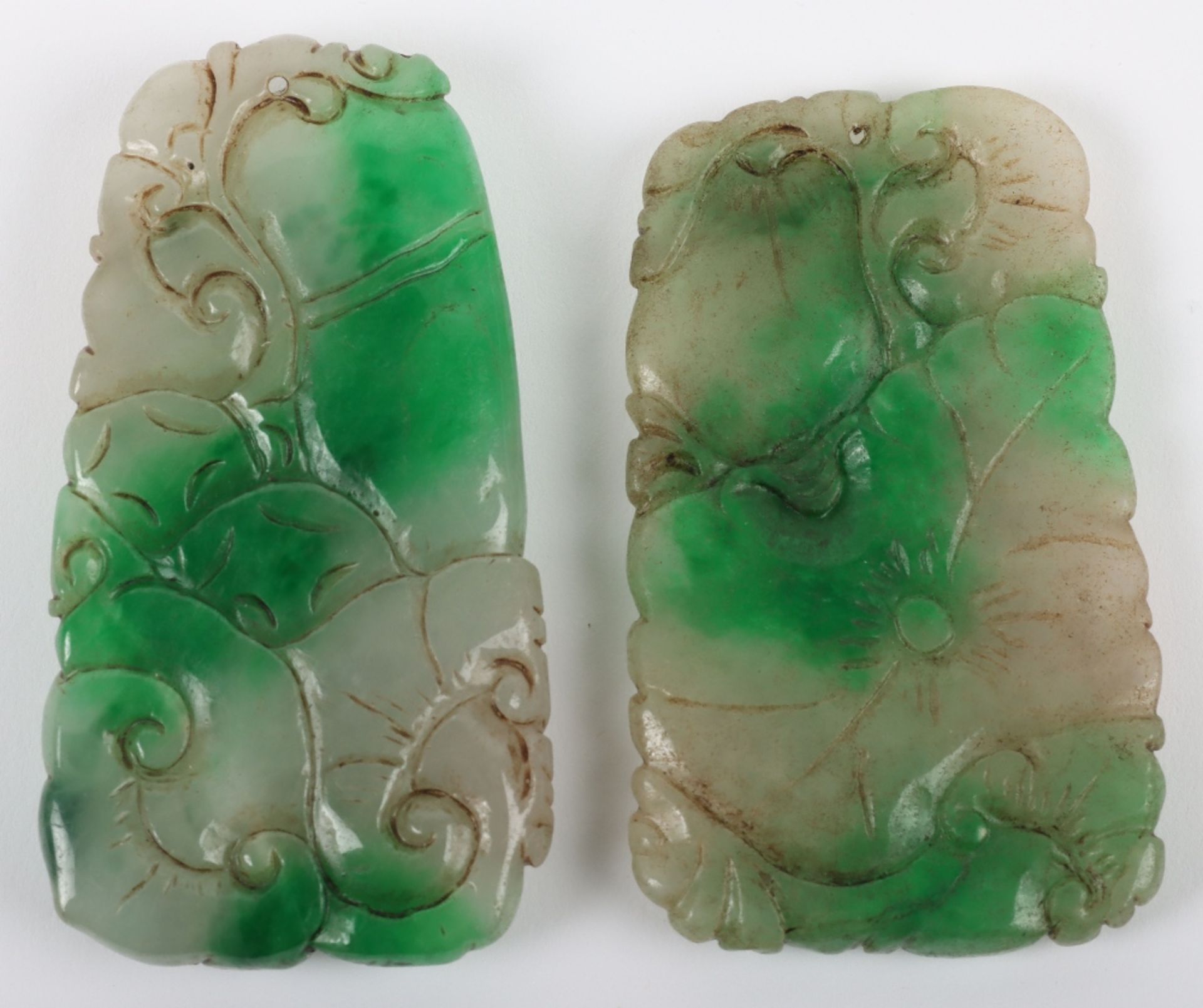 A Chinese jade plaque / toggle - Image 2 of 3