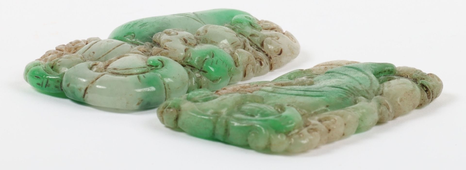 A Chinese jade plaque / toggle - Image 3 of 3