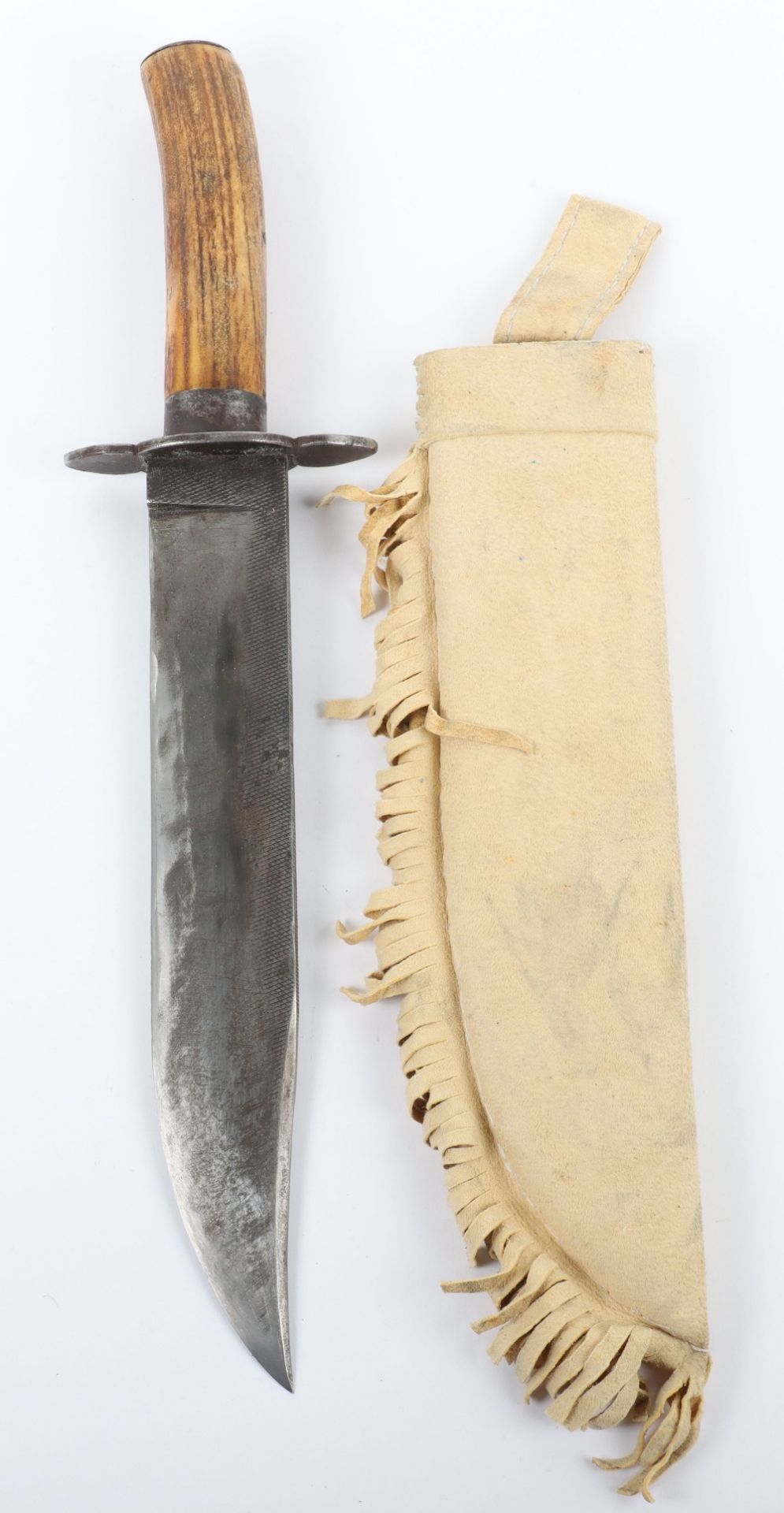 Bowie Type Knife Probably 19th Century