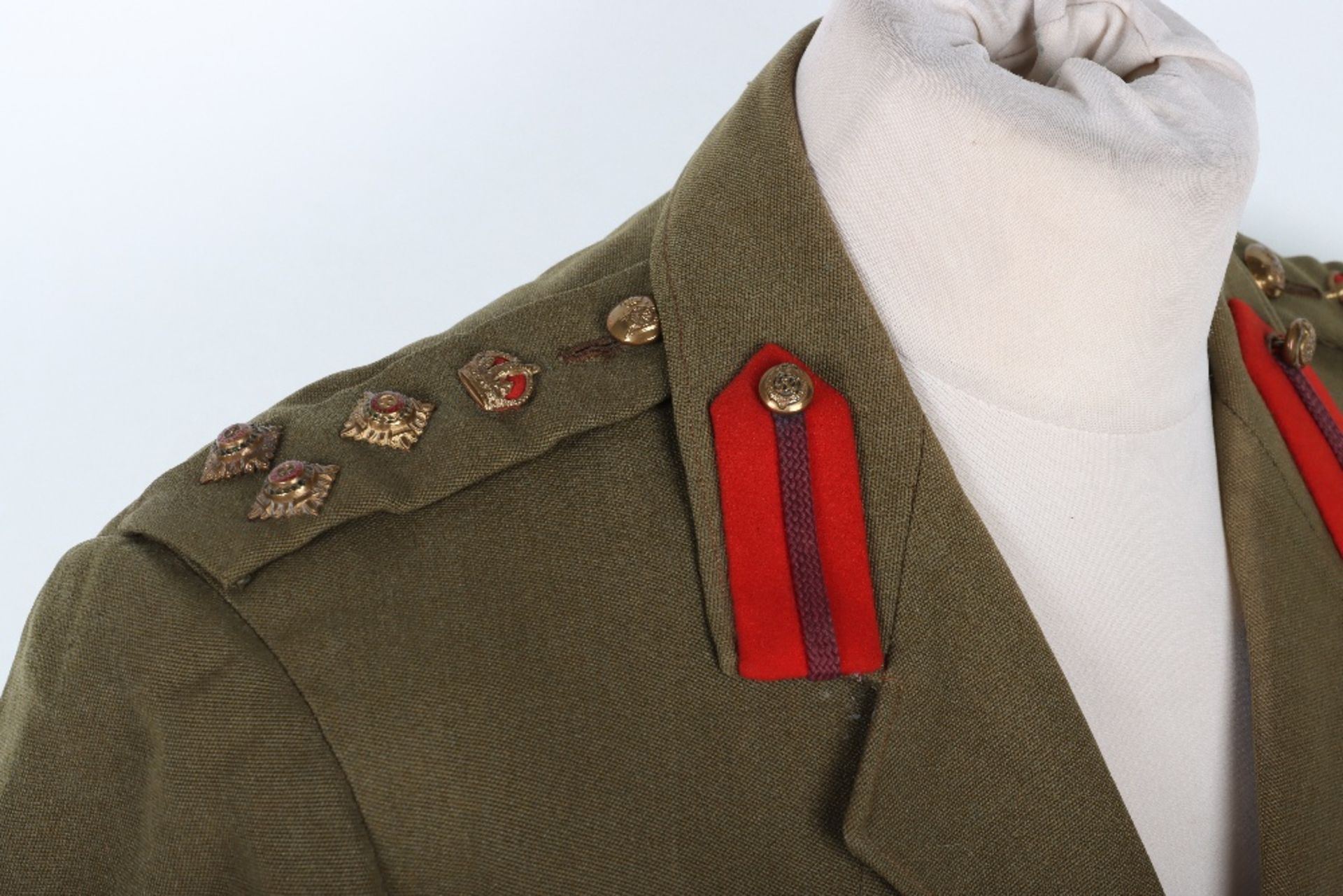 Unidentified WW2 Royal Artillery Brigadiers Service Dress Tunic - Bild 3 aus 7