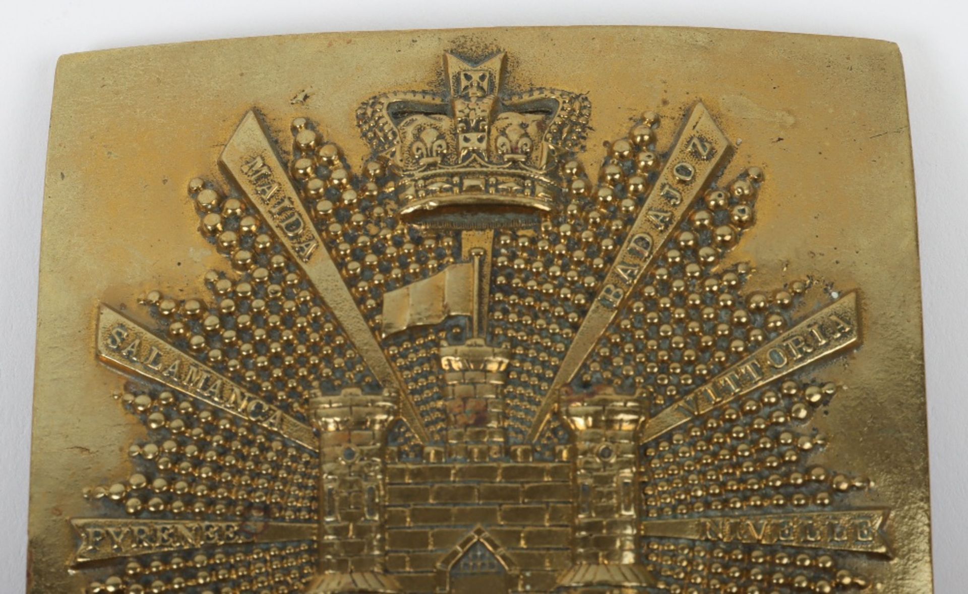 27th Regiment of Foot Other Ranks Cross Belt Plate 1850-55 - Bild 3 aus 4