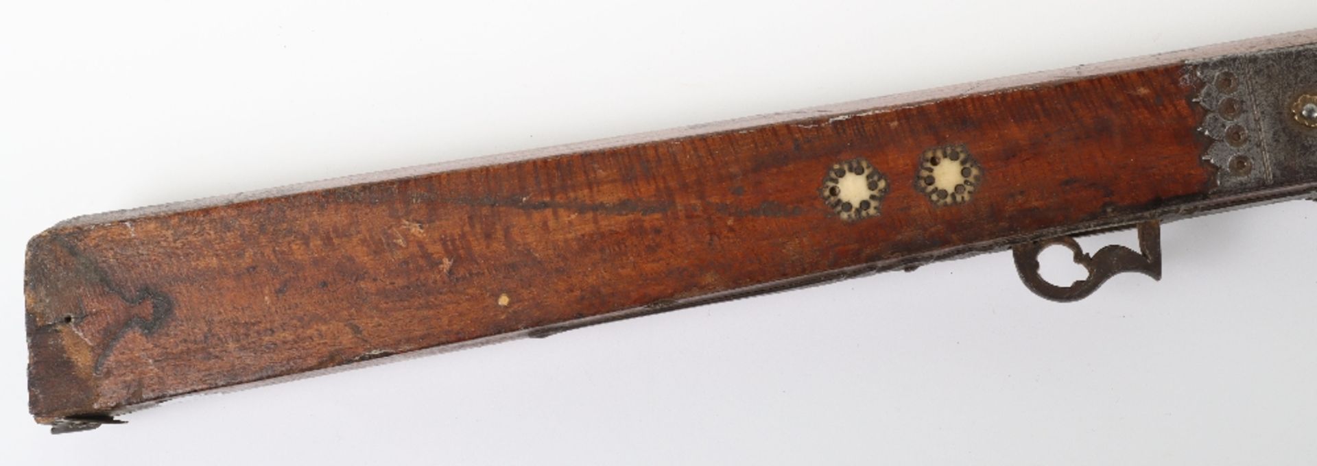 32 Bore Indian Matchlock Gun Torador, Probably Punjab First Half of the 19th Century - Bild 5 aus 11