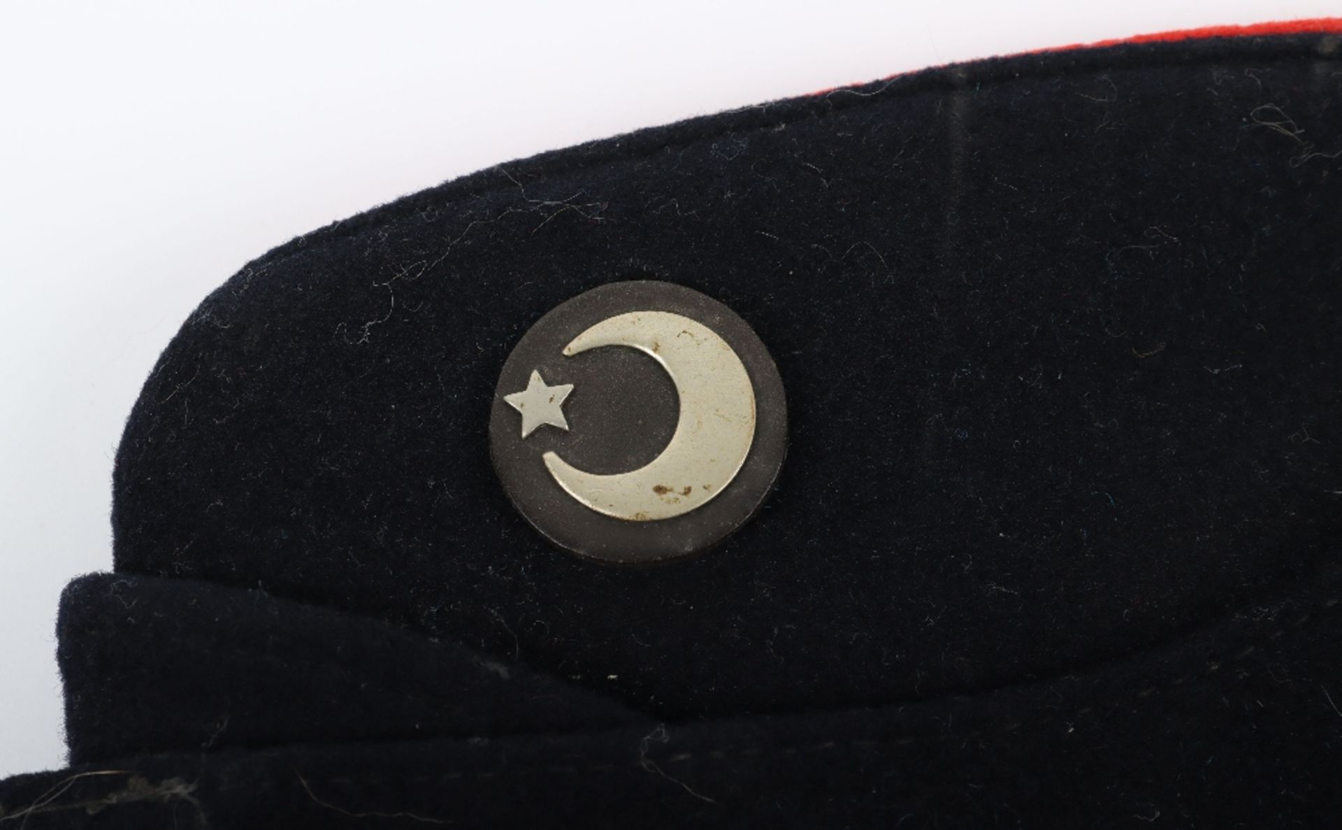 Rare WW2 Libyan Arab Force Coloured Field Service Cap - Bild 2 aus 6