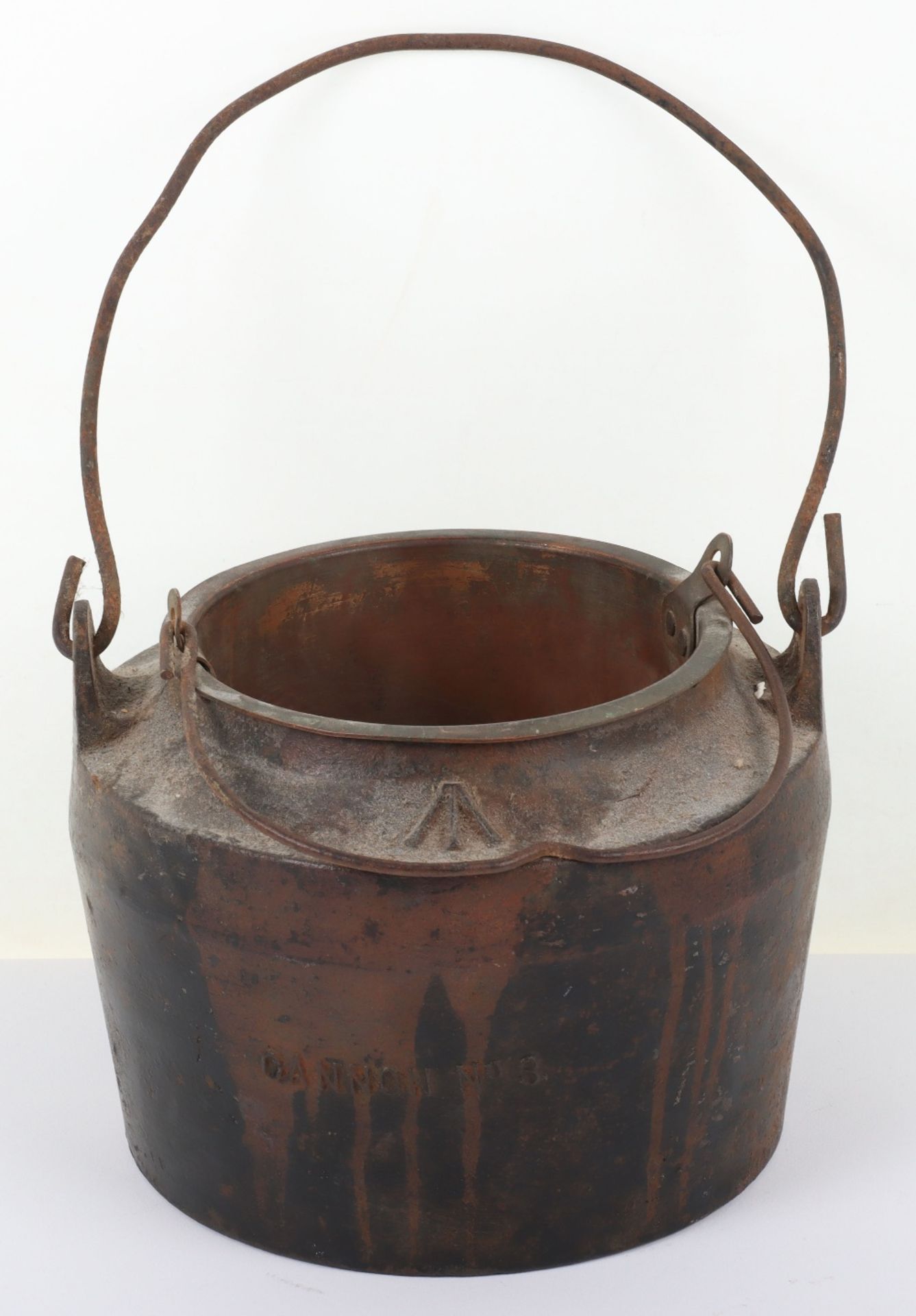 Great War Period Cast Iron Glue Pot