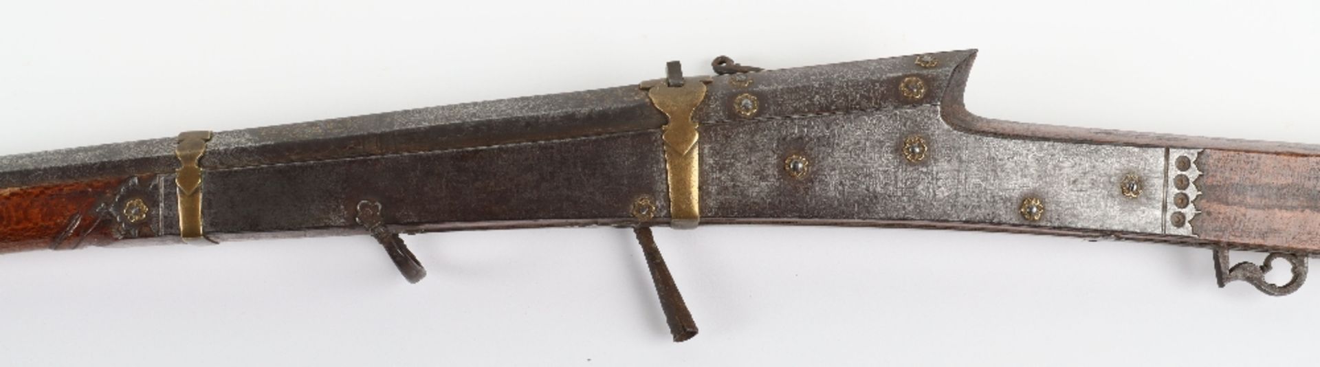 32 Bore Indian Matchlock Gun Torador, Probably Punjab First Half of the 19th Century - Bild 10 aus 11
