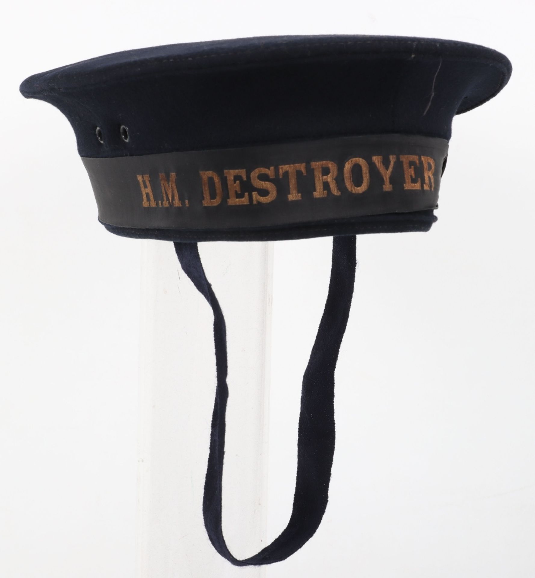 WW2 Royal Navy Ratings HM Destroyer Cap - Bild 5 aus 10