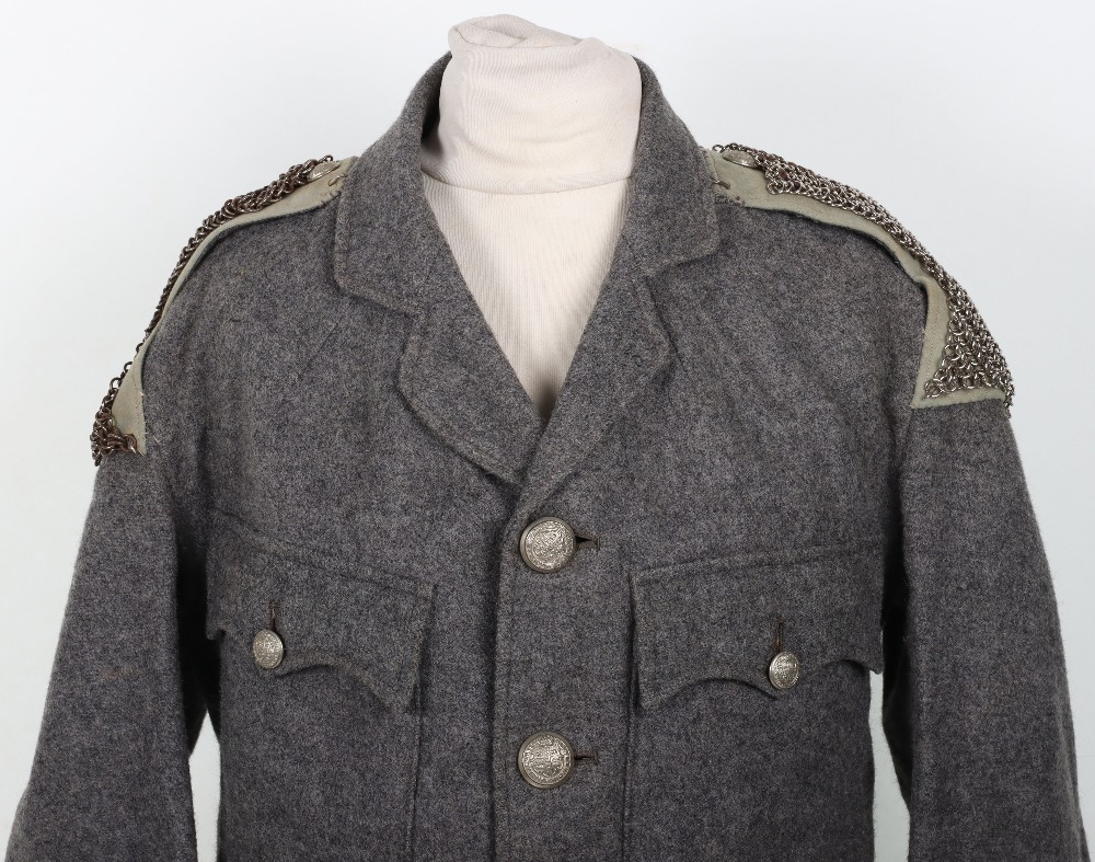 Scarce WW1 Officers Cuff Rank Tunic of the Cambridge University OTC Cavalry - Image 2 of 9