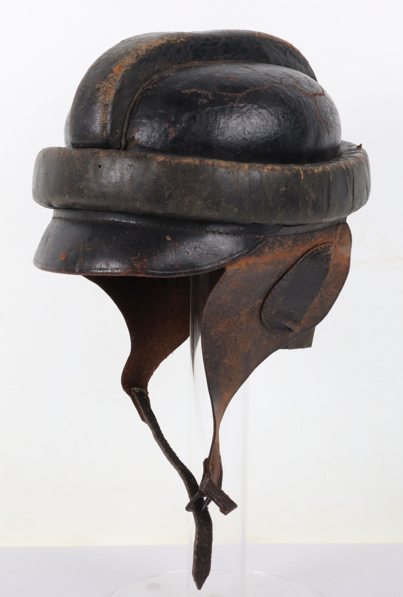 WW1 German Prussian Air Service Aviators Flying Helmet - Bild 2 aus 9