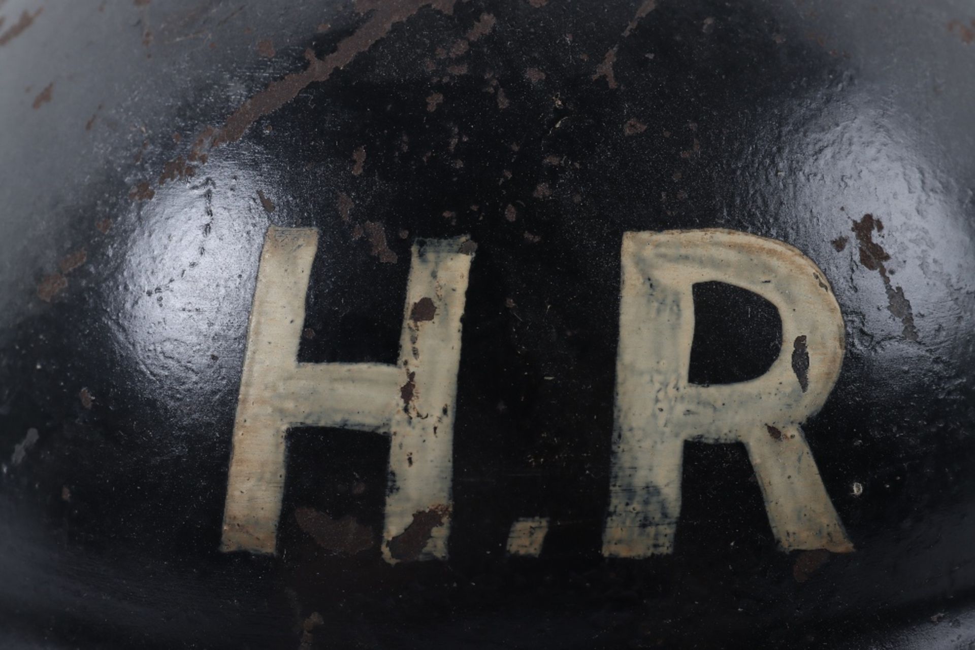 WW2 British Home Front Heavy Rescue Party Steel Helmet - Bild 2 aus 7