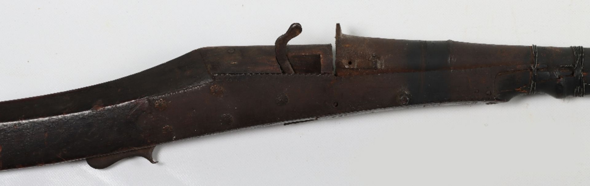 Early 19th Century Indian Matchlock Gun Torador - Bild 7 aus 9