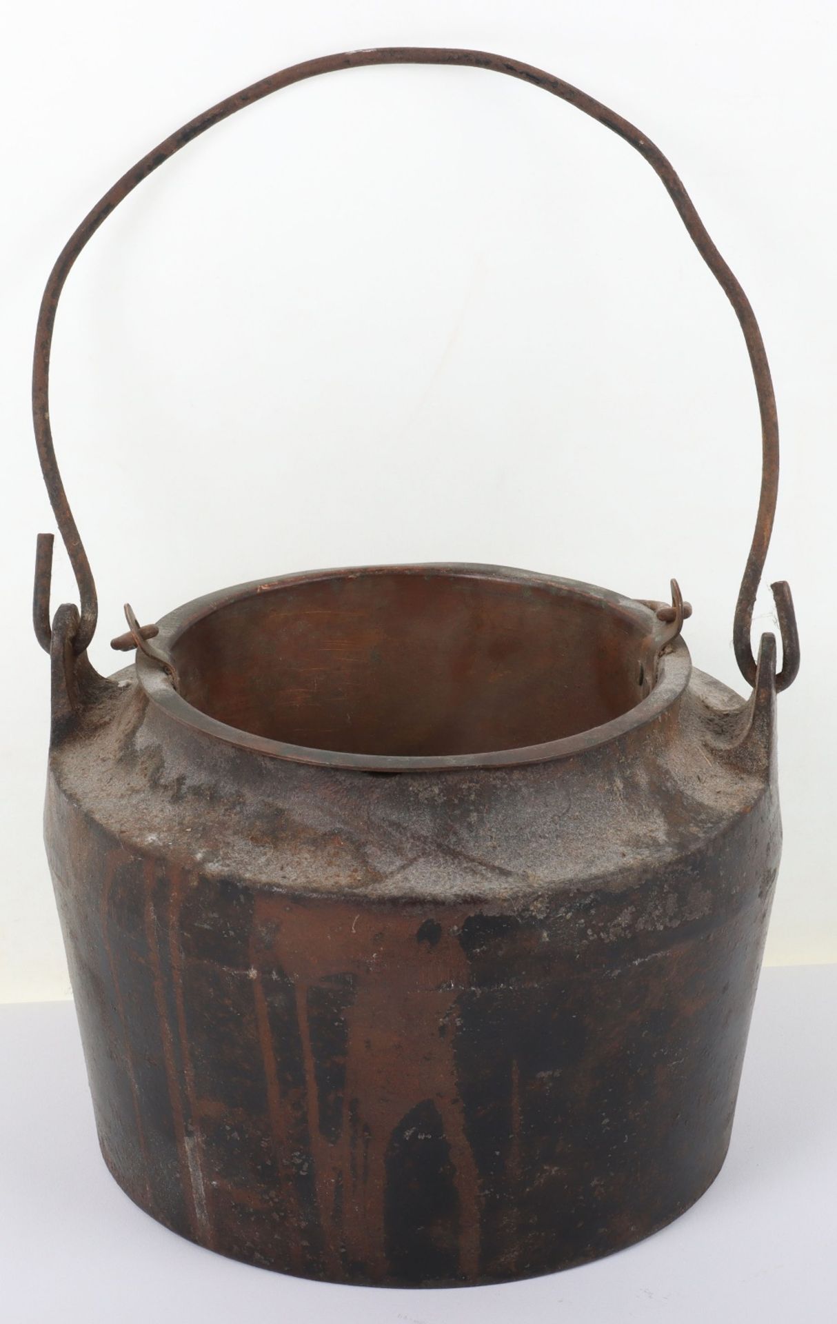 Great War Period Cast Iron Glue Pot - Bild 2 aus 7