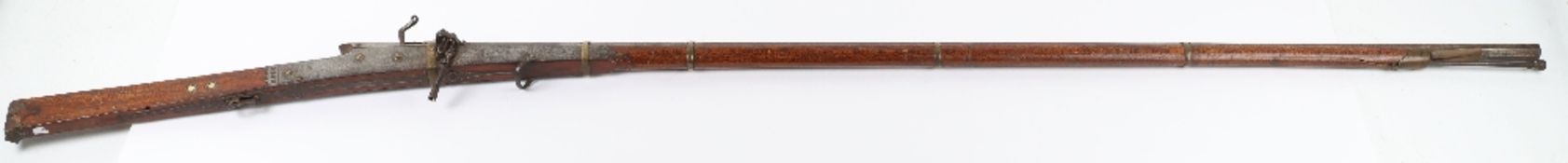 32 Bore Indian Matchlock Gun Torador, Probably Punjab First Half of the 19th Century