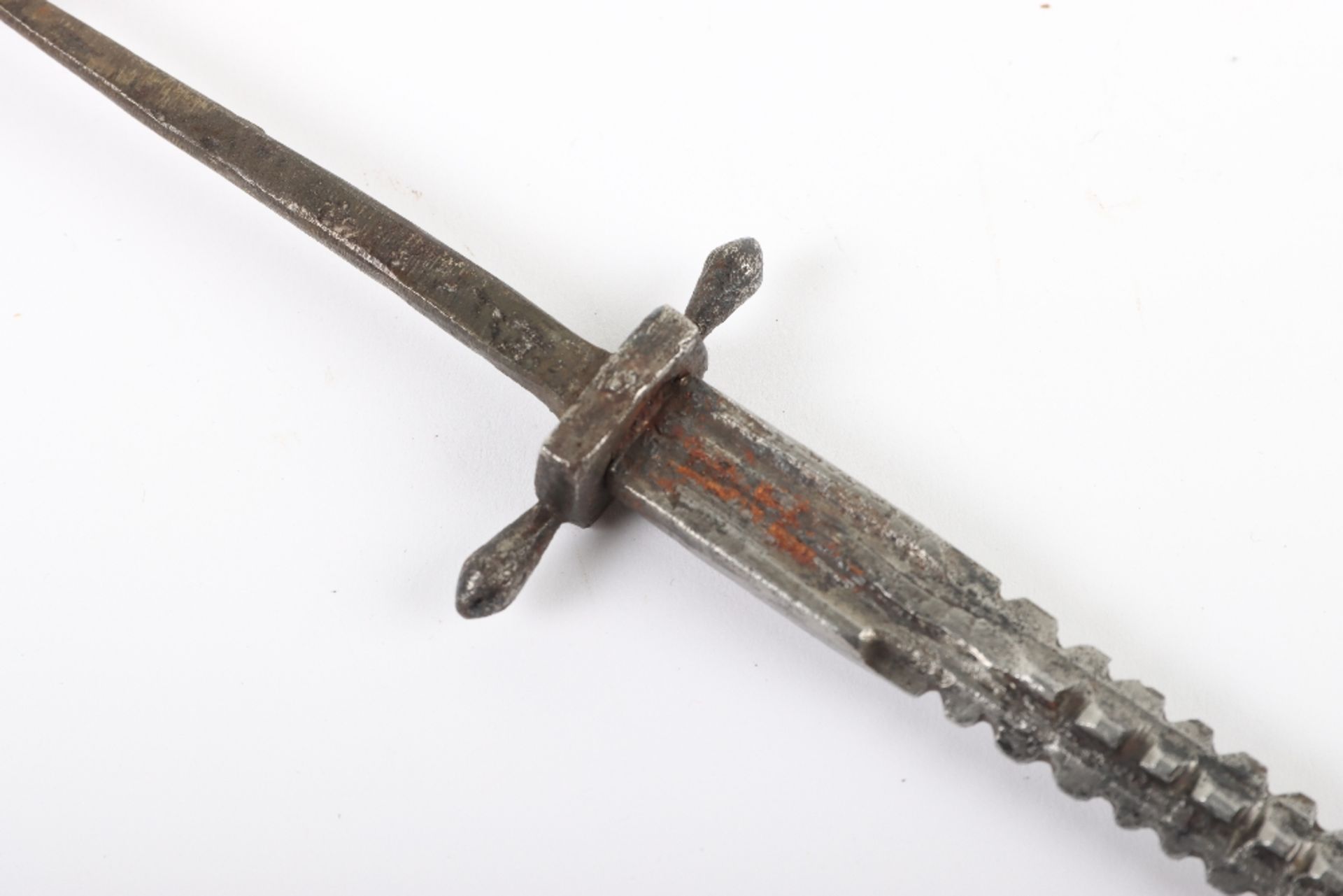Unusual All Iron Stiletto and Sheath c.1600 - Bild 3 aus 9