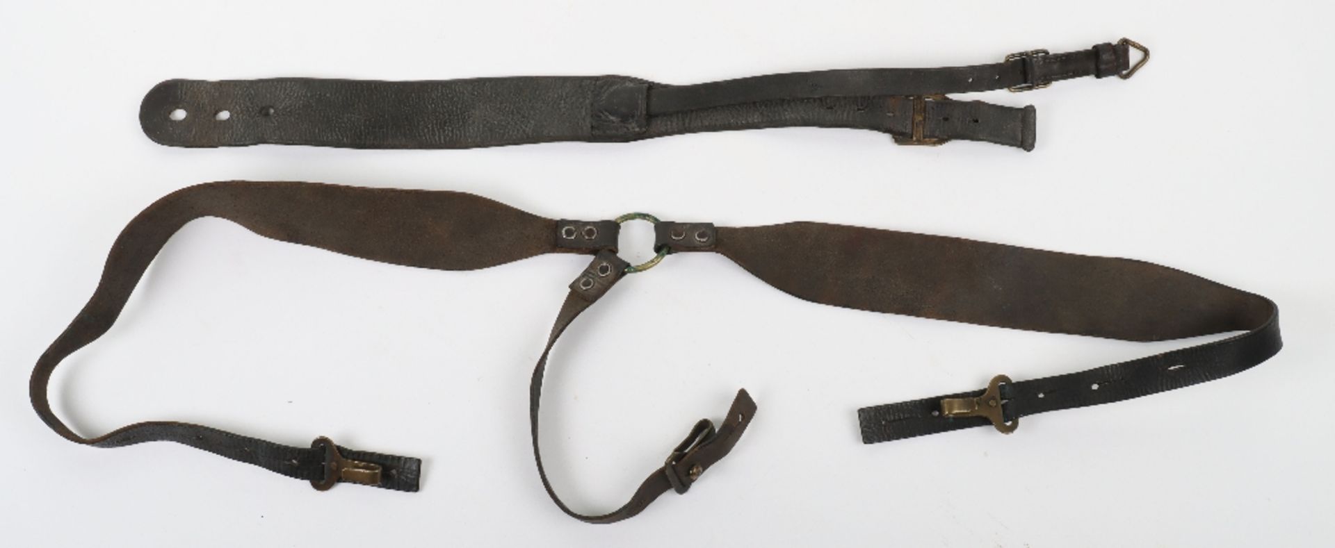 1916 Dated Imperial German Cavalry Equipment Y Straps - Bild 4 aus 4