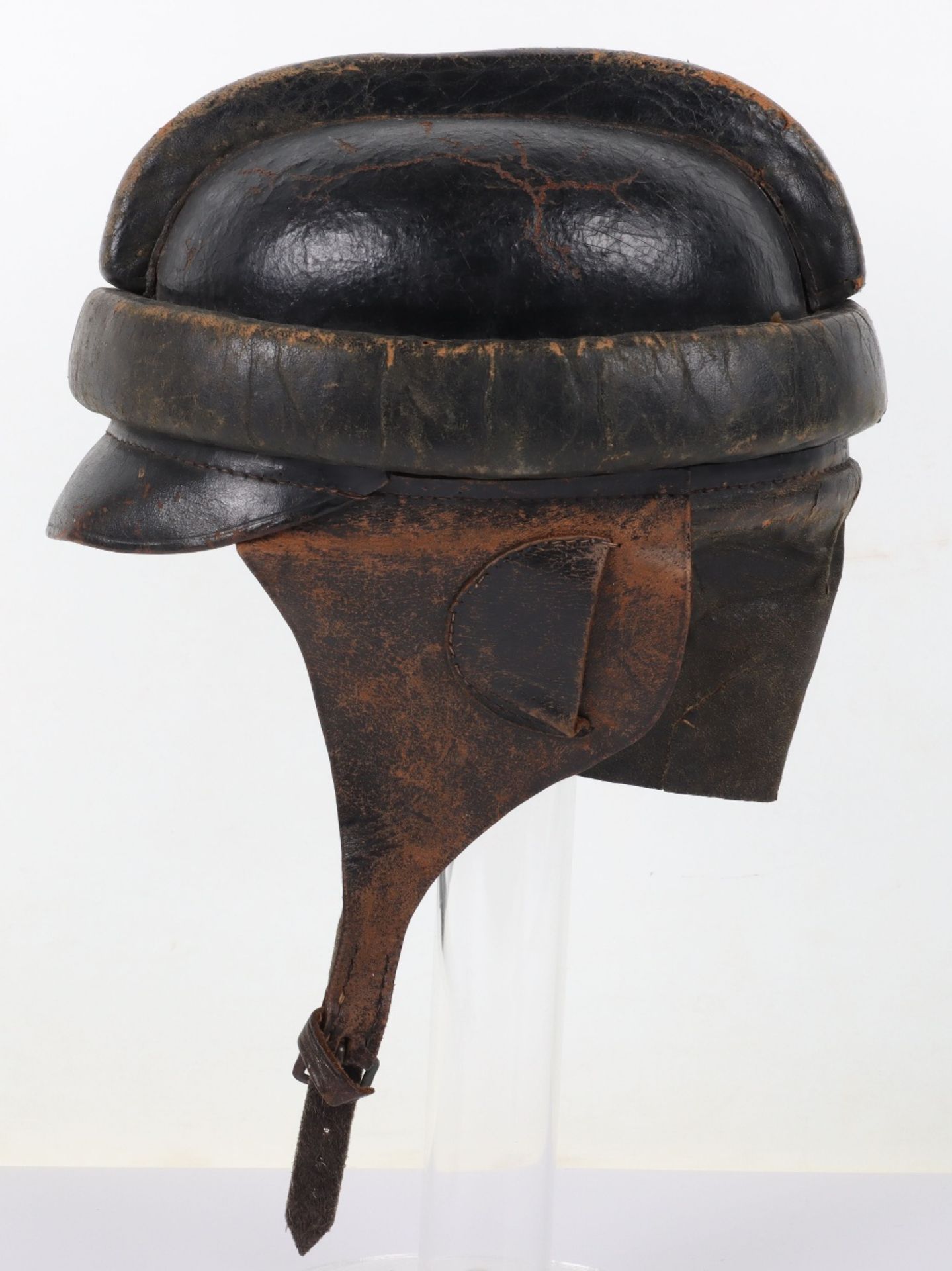 WW1 German Prussian Air Service Aviators Flying Helmet - Bild 4 aus 9