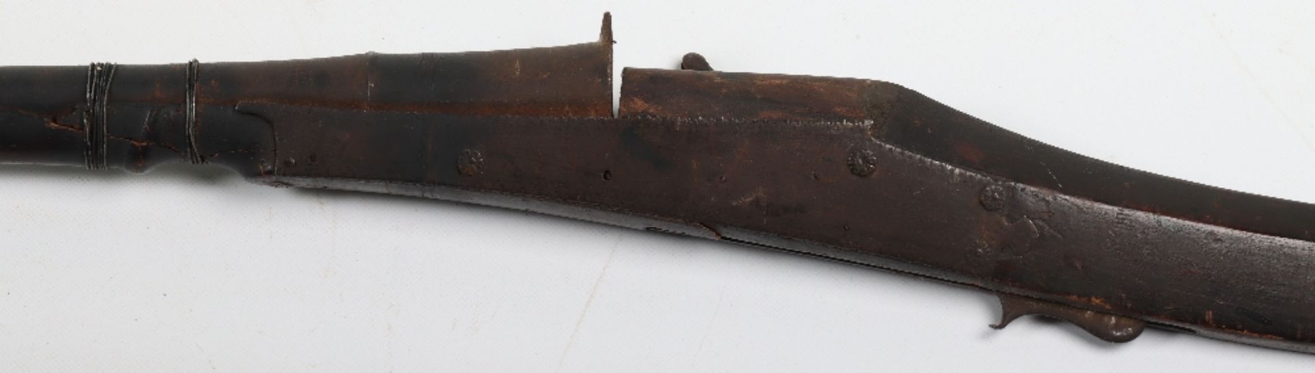 Early 19th Century Indian Matchlock Gun Torador - Bild 2 aus 9