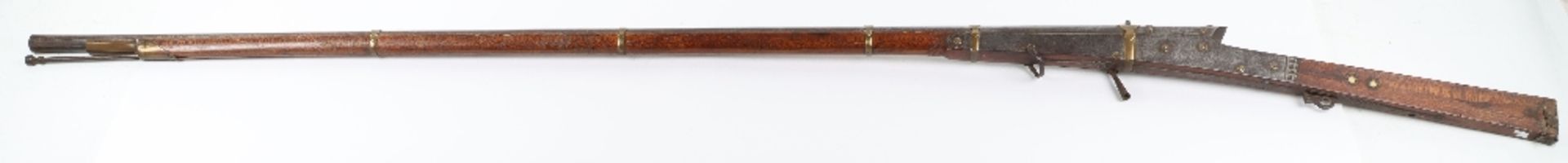32 Bore Indian Matchlock Gun Torador, Probably Punjab First Half of the 19th Century - Bild 11 aus 11