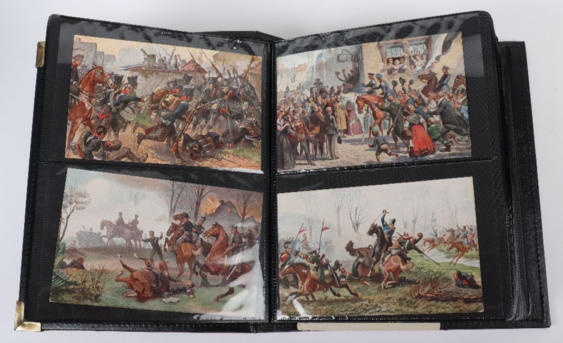 Interesting Collection of French, German and Belgium Postcards Concerning the Battle of Waterloo and - Bild 4 aus 8