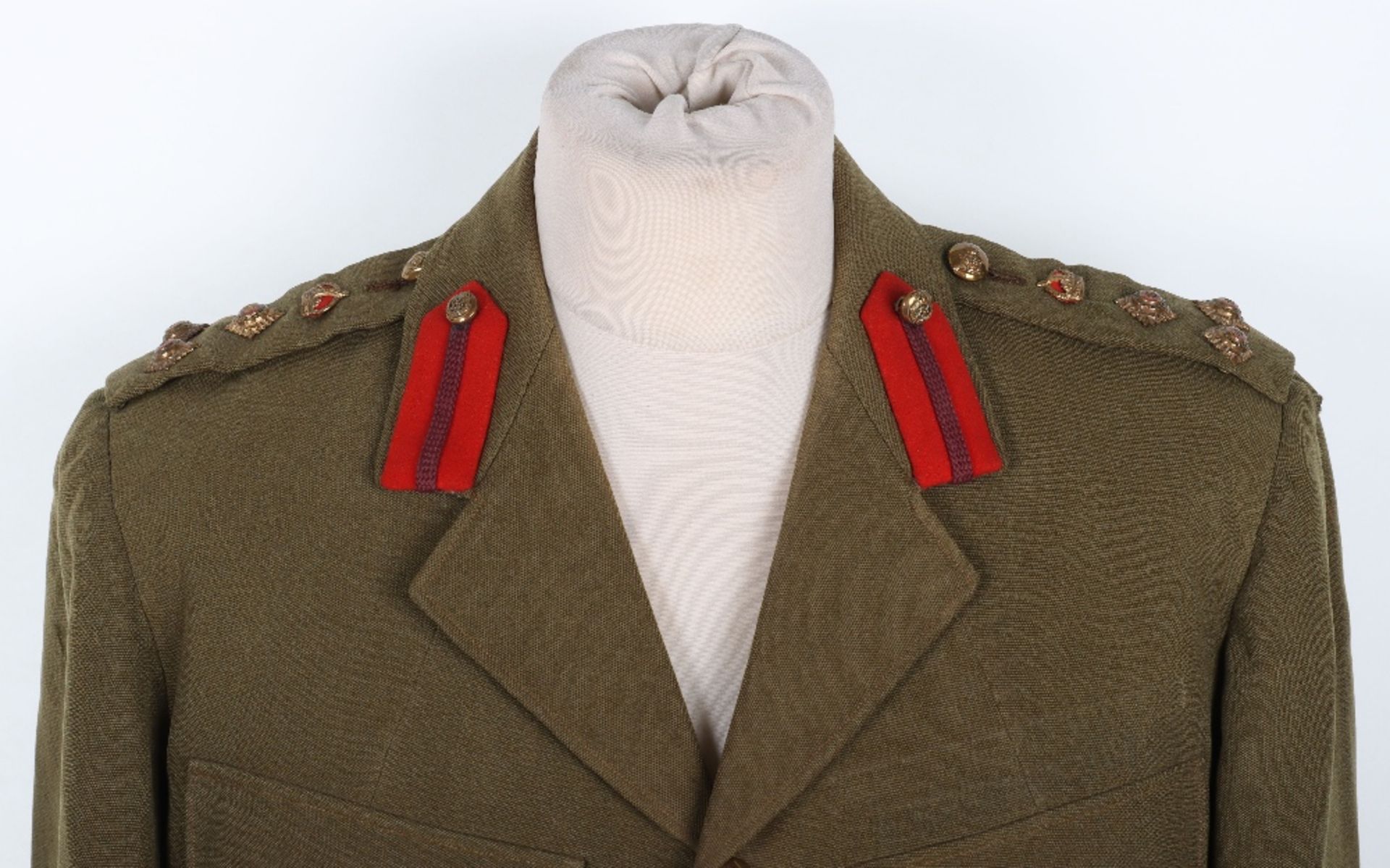 Unidentified WW2 Royal Artillery Brigadiers Service Dress Tunic - Bild 2 aus 7