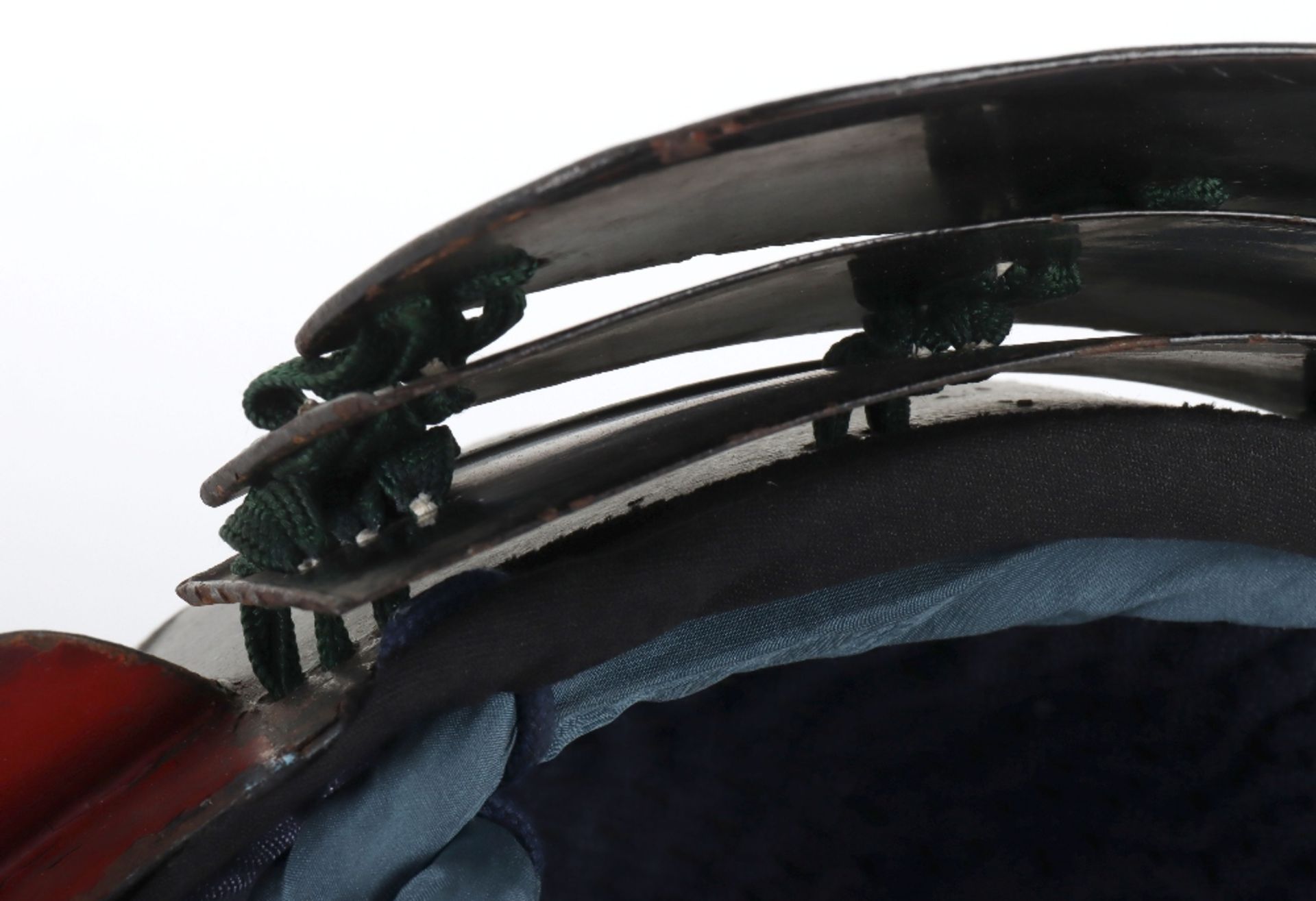 Japanese Lacquered Iron Helmet Kabuto - Bild 16 aus 16