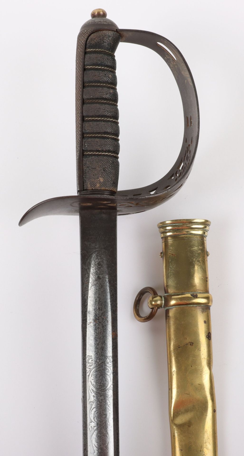 British 1895 Pattern Infantry Officers Sword - Bild 2 aus 14