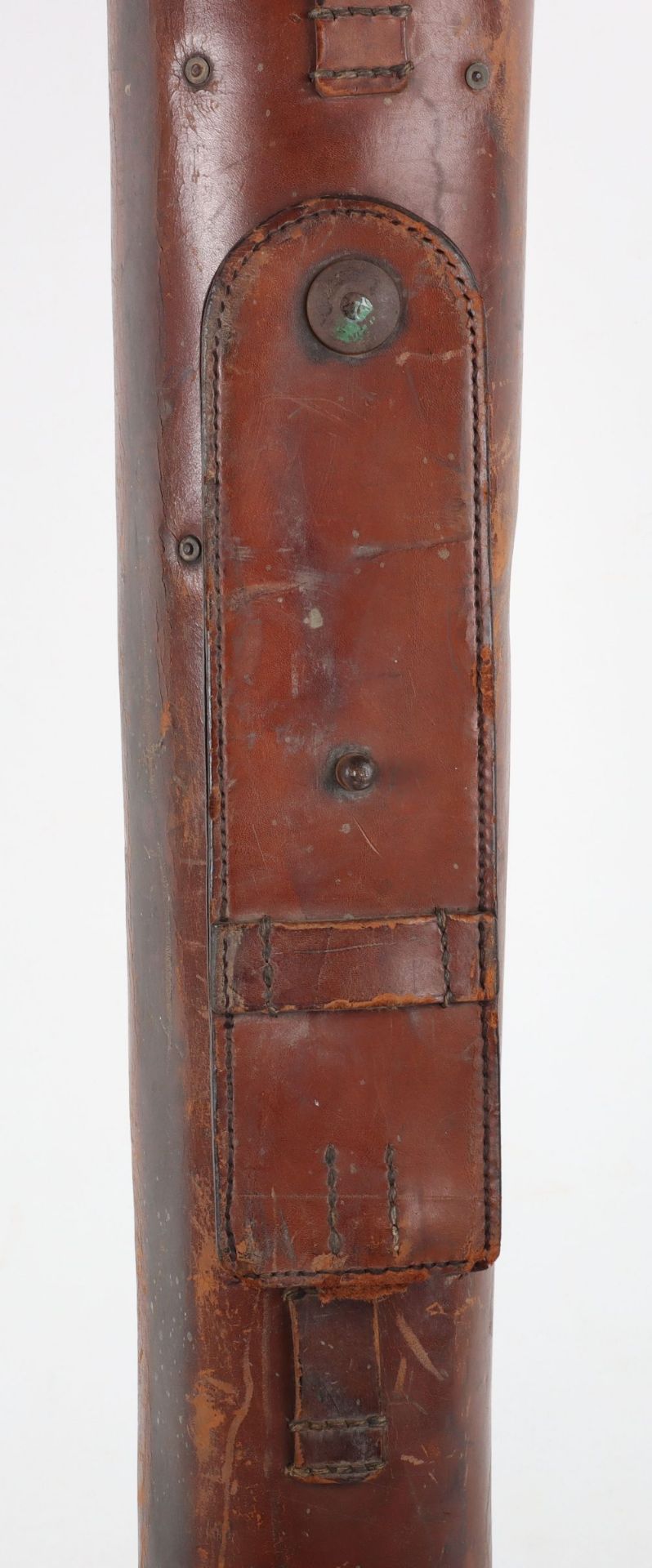 Great War Period Leather Carry Case for Large Optics or Similar Equipment - Image 5 of 7