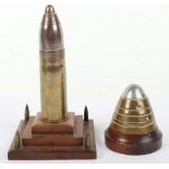 Inert WW1 Round Converted into Desk Lighter