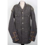 Scarce WW1 Officers Cuff Rank Tunic of the Cambridge University OTC Cavalry