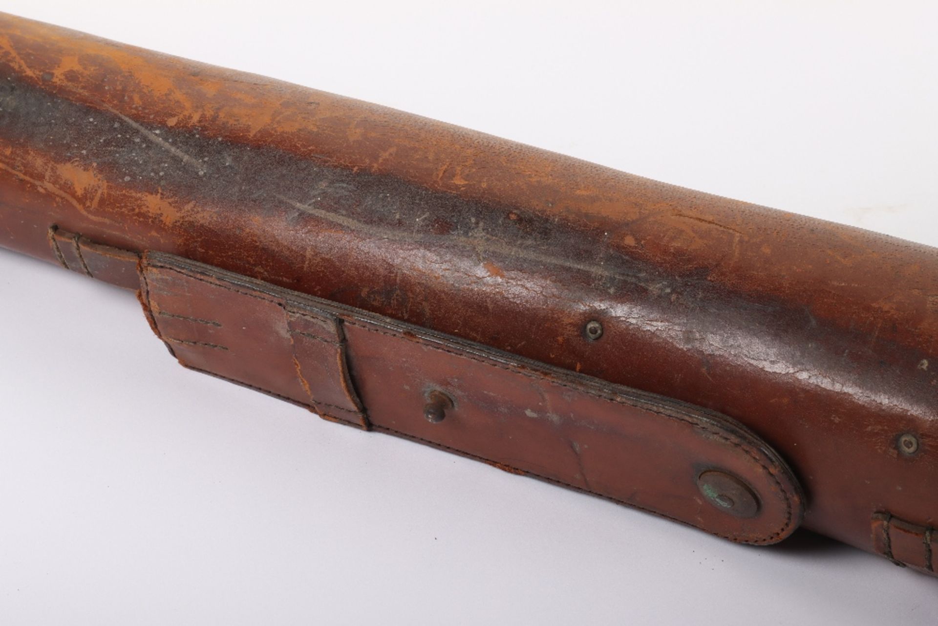 Great War Period Leather Carry Case for Large Optics or Similar Equipment - Image 7 of 7