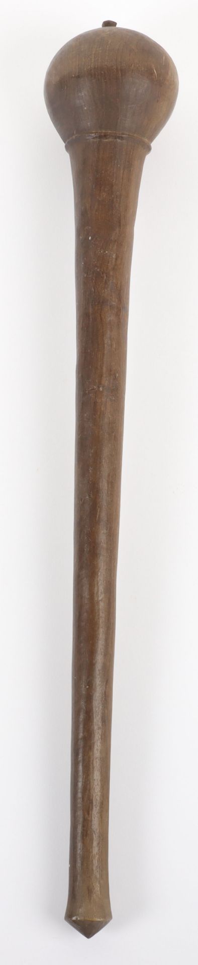Carved Wooden Club, Possibly South African - Bild 2 aus 5