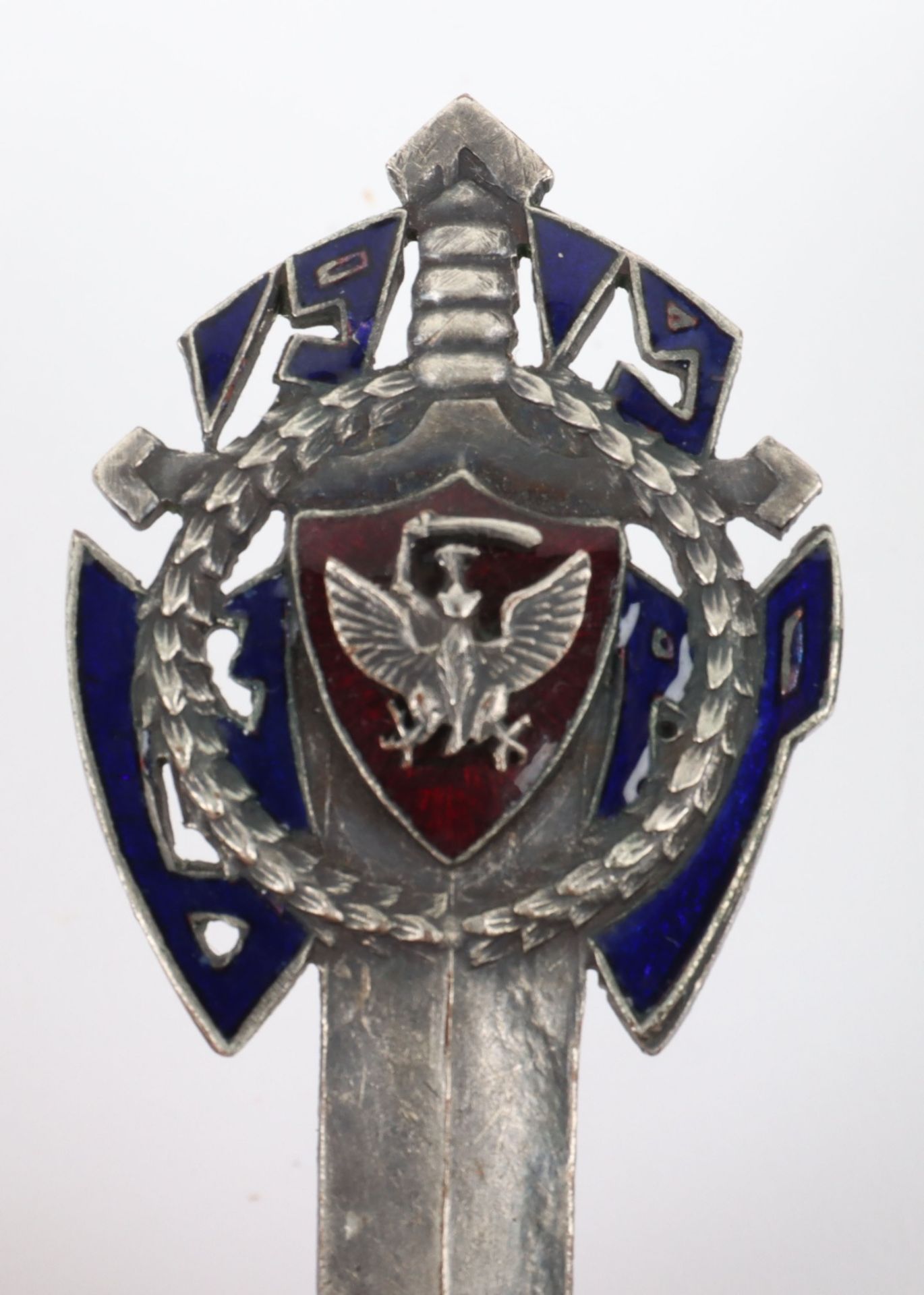 Polish 63rd Infantry Regiment Officers Breast Badge - Image 2 of 3