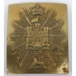 27th Regiment of Foot Other Ranks Cross Belt Plate 1850-55