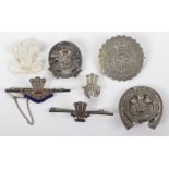 Good Selection of 10th Royal Hussars Sweetheart Brooches