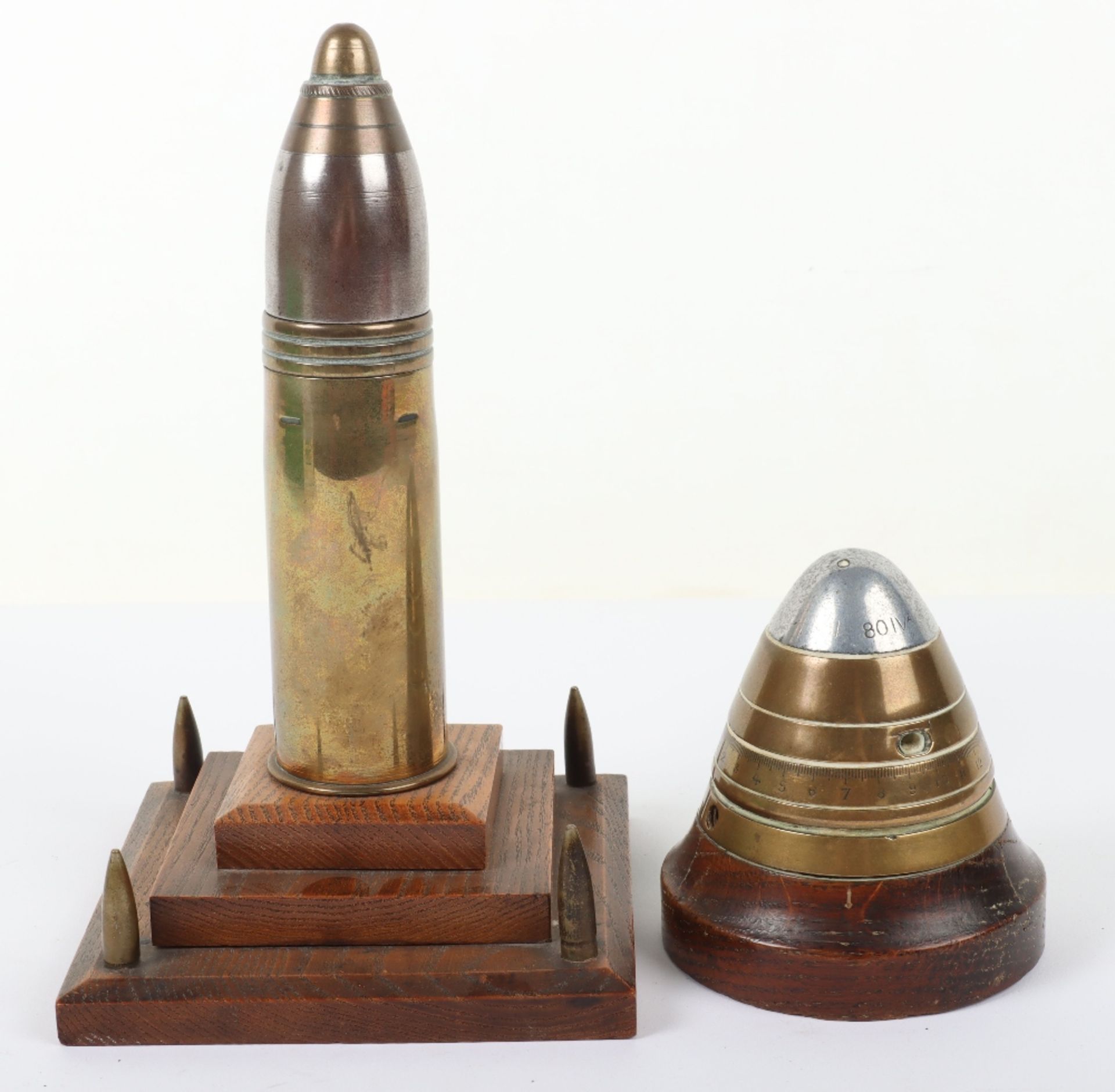 Inert WW1 Round Converted into Desk Lighter - Bild 3 aus 5