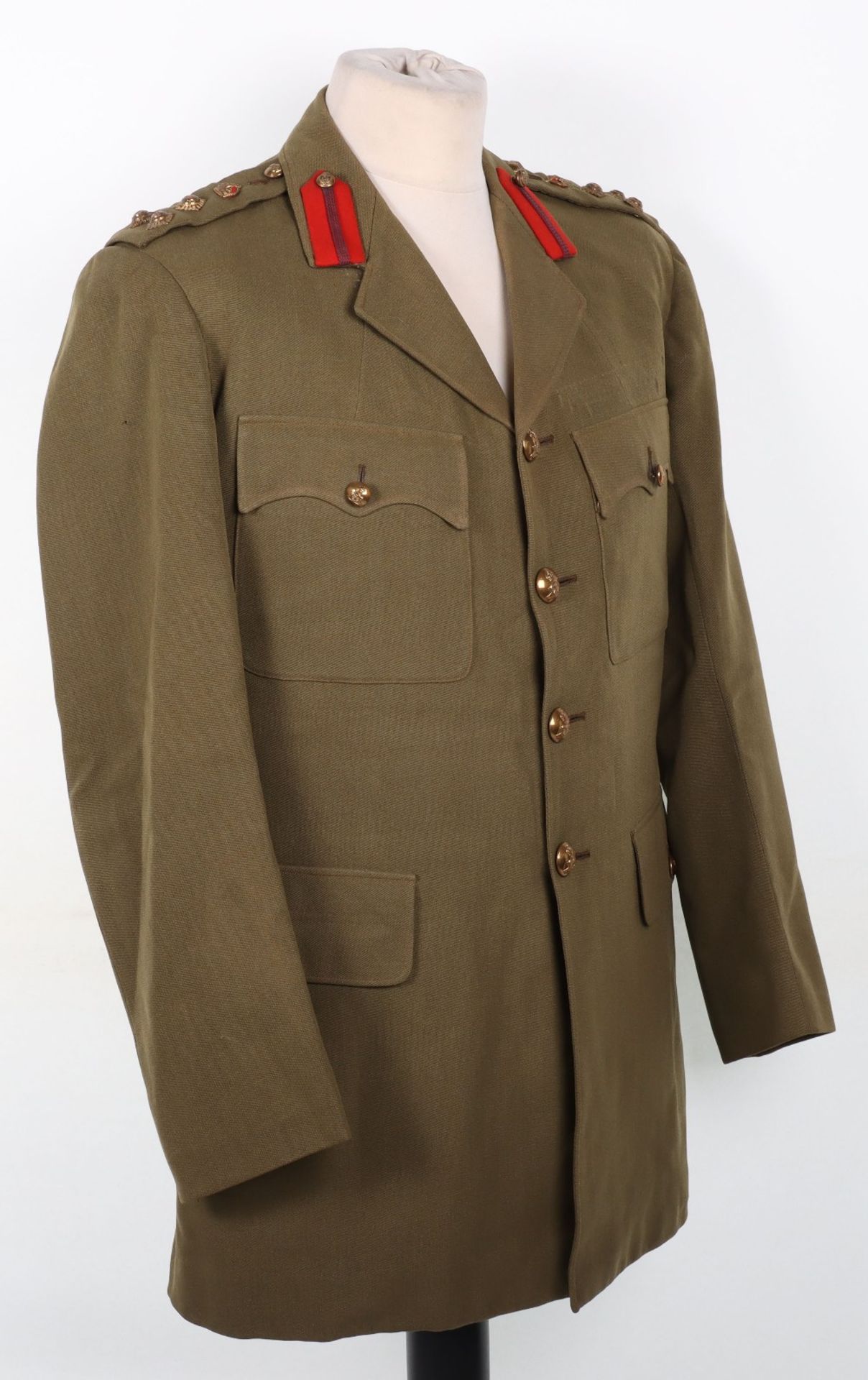 Unidentified WW2 Royal Artillery Brigadiers Service Dress Tunic - Bild 4 aus 7