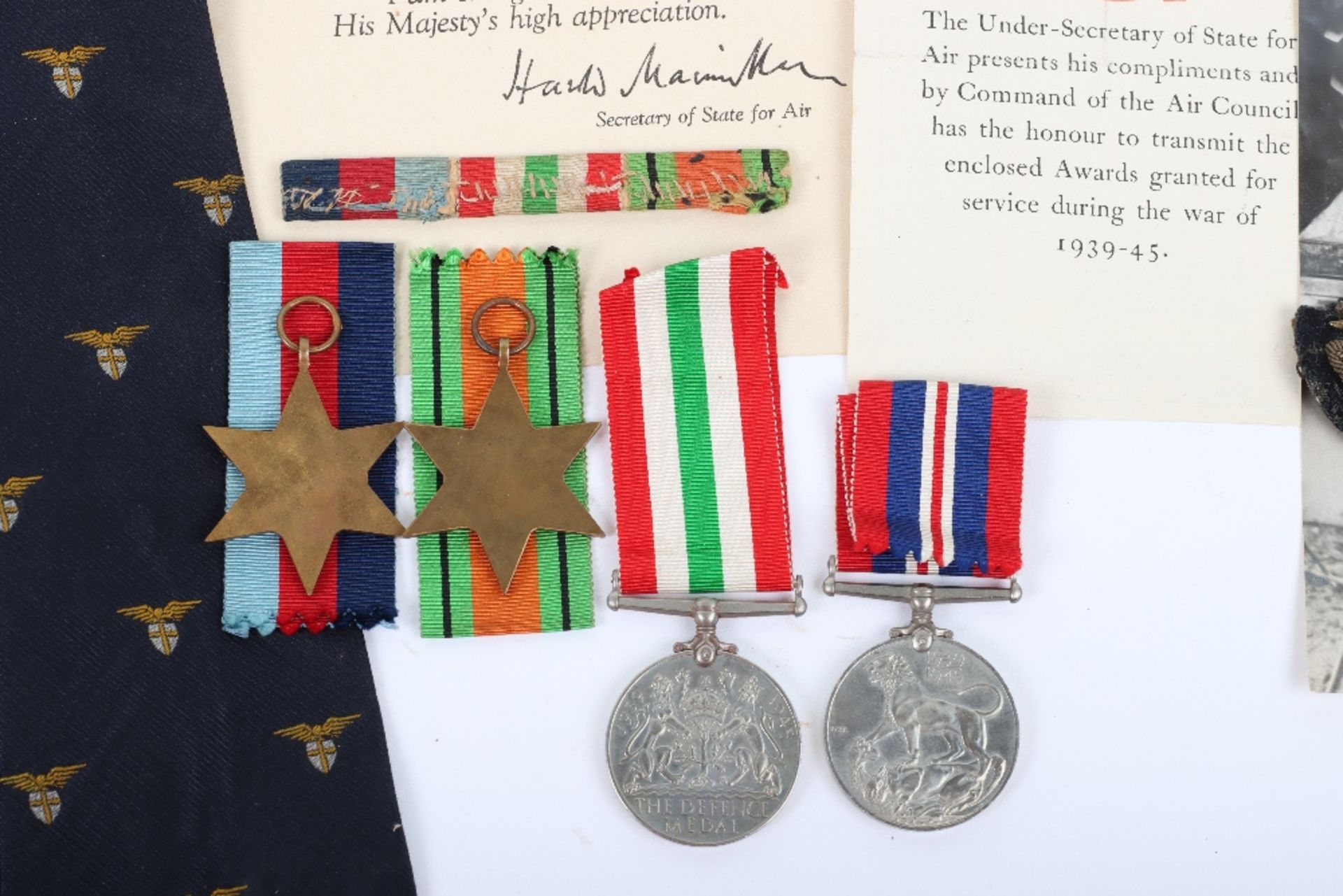WW2 Royal Air Force Medal and Ephemera Group of Flight Lieutenant H H Howson RAFVR - Bild 5 aus 11
