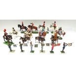 Music in Miniature, four mounted Musicians