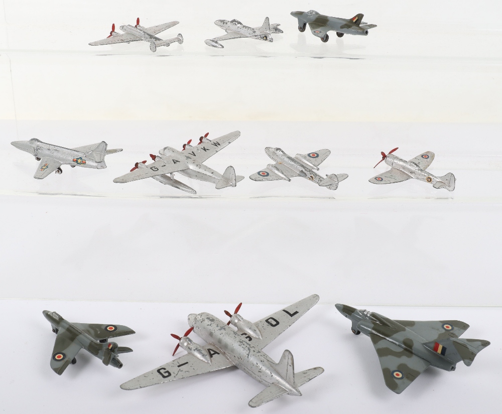 Selection of Dinky toys loose diecast model aircraft - Image 2 of 2