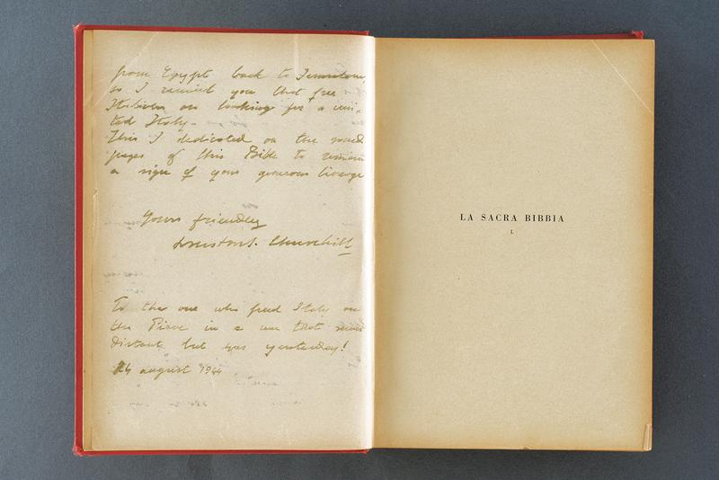Churchill, Winston - Holy Bible with autograph dedication - Image 7 of 9