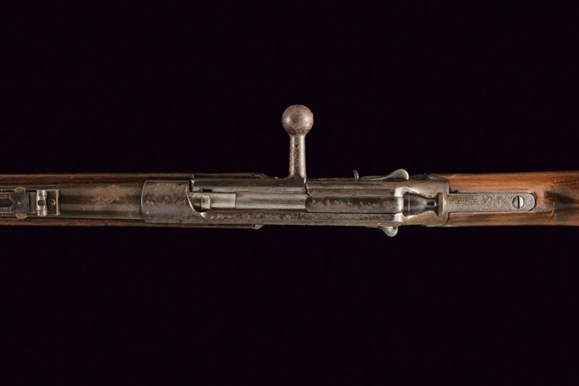 A Winchester-Hotchkiss 3rd Model Musket, 1883 Model - Bild 3 aus 8